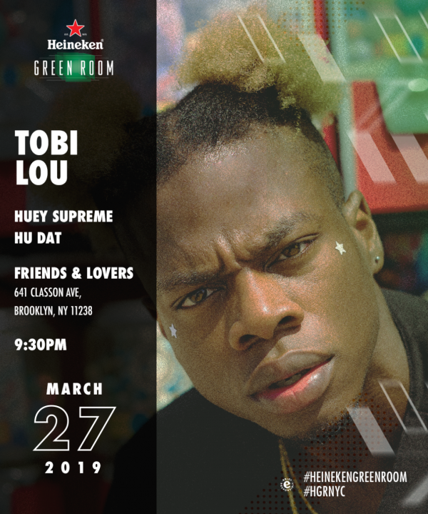 Heineken Green Room presents Tobi Lou