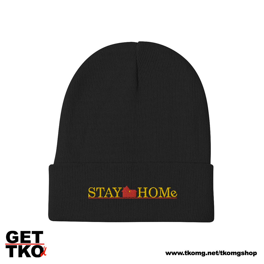 STAY HOME Long Sleeve in black