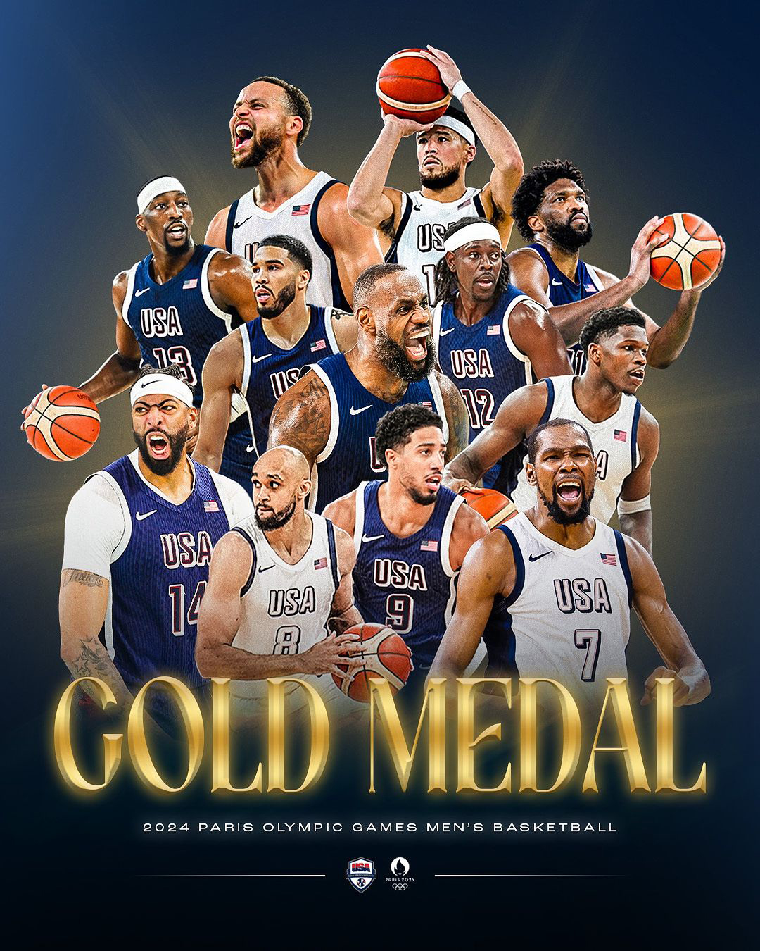 Team USA Wins 5th Straight Men's Basketball Gold at 2024 Olympics TKOMG